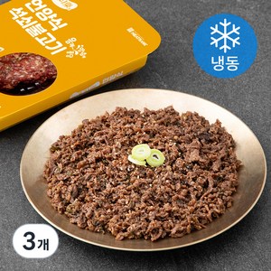 요리락 언양식 석쇠 불고기 (냉동), 3개, 400g