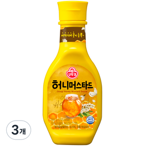 오뚜기 허니머스타드 소스, 265g, 3개