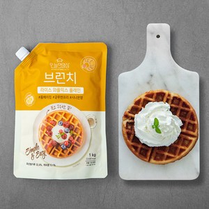 오늘의일상 브런치 라이스 와플믹스 플레인, 1kg, 1개