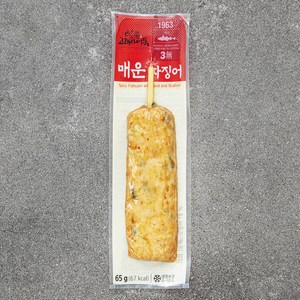 고래사어묵 매운 파징어, 65g, 1개