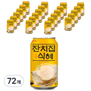 잔칫집 식혜, 340ml, 72개