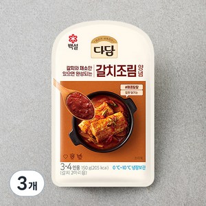 다담 갈치조림양념, 150g, 3개