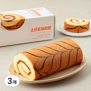 밀크앤허니 소프트제리롤, 520g, 3개