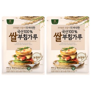 농협식품 쌀부침가루, 450g, 2개