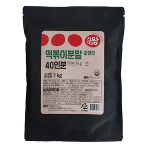 식자재왕 떡볶이분말 순한맛, 1kg, 1개