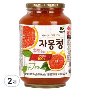 씨밀레 자몽청, 2000g, 1개입, 2개