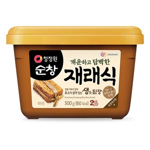 청정원순창 재래식 생된장, 500g, 1개