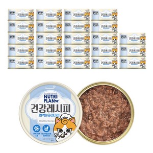 동원뉴트리플랜 고양이 건강레시피 관절 앤 유리너리 간식캔, 참치, 90g, 24개