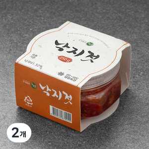 녹선 낙지젓, 250g, 2개