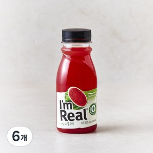 아임리얼 수박 주스, 190ml, 6개