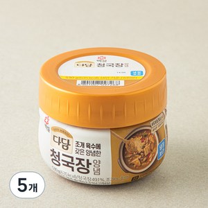 다담 청국장 양념, 530g, 5개