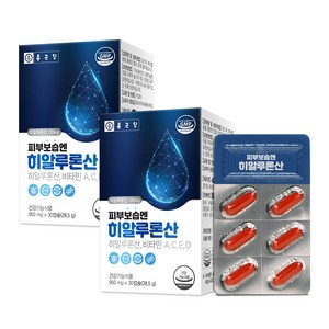 종근당 피부보습엔 히알루론산, 30정, 28.5g, 2개