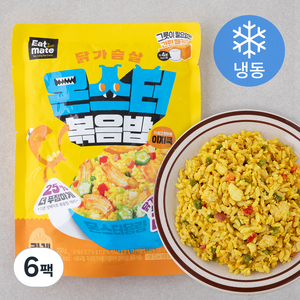 잇메이트 닭가슴살 몬스터 이지쿡 카레 볶음밥 (냉동), 250g, 6팩