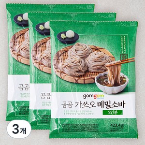 곰곰 가쓰오 메밀 소바 2인분, 423.4g, 3개