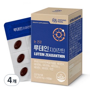 대상웰라이프 루테인지아잔틴 15g, 30정, 4개