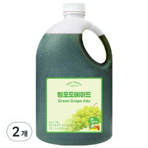 서울팩토리 청포도 에이드, 1.5L, 2개