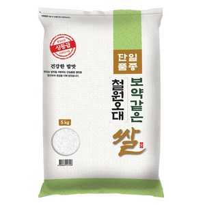 대한농산 2024년산 햅쌀 보약같은 철원오대쌀, 상, 5kg, 1개