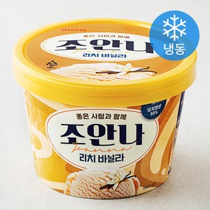 롯데웰푸드 조안나 리치 바닐라 아이스크림 (냉동), 900ml, 1개