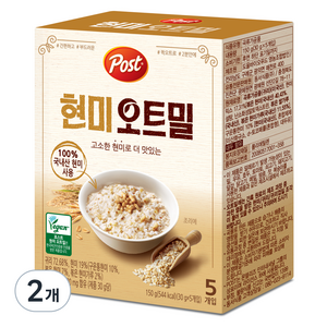 포스트 현미 오트밀, 150g, 2개