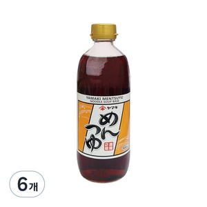 야마키 멘 쯔유, 500ml, 6개