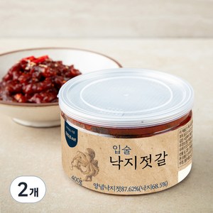 입술젓갈 낙지젓, 400g, 2개