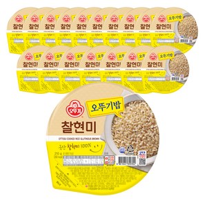 오뚜기 오뚜기밥 찰현미, 210g, 18개