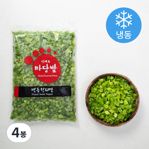 마당발 냉동 청피망 (냉동), 1kg, 4봉