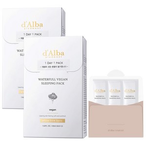 달바 워터풀 슬리핑팩 4ml x 24p + 키트 4ml x 3p, 108ml, 1세트