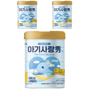 아기사랑수 어드밴스 분유 1단계, 750g, 3개