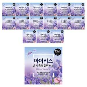 온더바디 플라워 휘핑 비누 아이리스, 90g, 16개