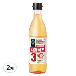 청정원 정통 사과 식초, 470ml, 2개