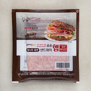 곰곰 참나무 훈연 샌드위치햄, 100g, 1개