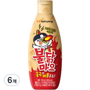 삼양 불닭마요 소스, 250g, 6개