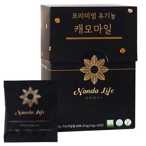 난다라이프 프리미엄 유기농 캐모마일 PLA 티백, 1.5g, 25개입, 1개