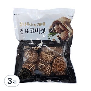 버섯꽃필때 건표고버섯동고, 100g, 3개