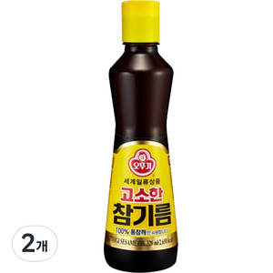 오뚜기 고소한 참기름, 320ml, 2개