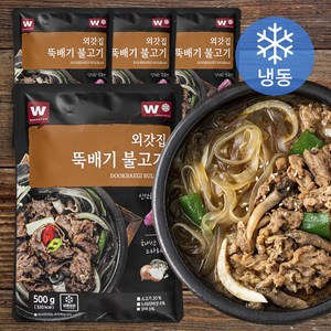 외갓집 뚝배기 불고기 (냉동), 4개, 500g