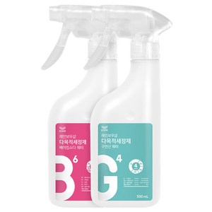 레인보우샵 다목적세정제 세정듀오, 500ml, 1세트