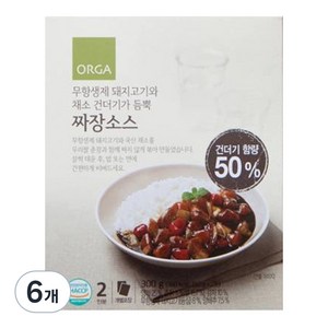 올가 즉석 짜장소스, 300g, 6개