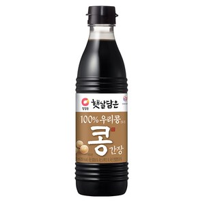 청정원 햇살담은 우리콩 간장, 500ml, 1개