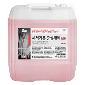 세제몰 식기세척기용 중성세제 RED, 18.75L, 1개