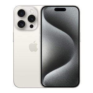 Apple 정품 아이폰 15 Pro 자급제, 화이트티타늄, 128GB