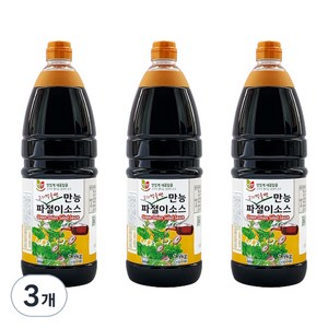 첫맛 만능 파절이 소스, 1.9L, 1.9kg, 3개