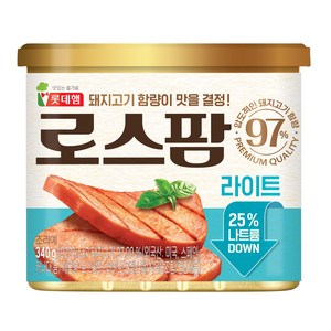 롯데햄 로스팜 라이트, 340g, 1개