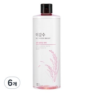 미감수 브라이트 순한 클렌징 워터, 500ml, 6개