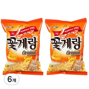 빙그레 꽃게랑, 70g, 6개