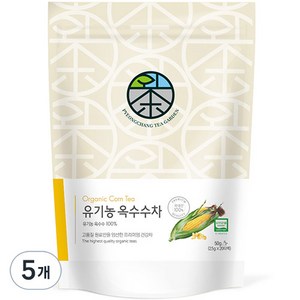 평창다원 유기농 옥수수차 티백, 2.5g, 20개입, 5개