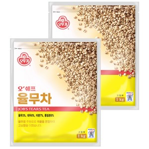 오뚜기 율무차, 1kg, 1개입, 2개