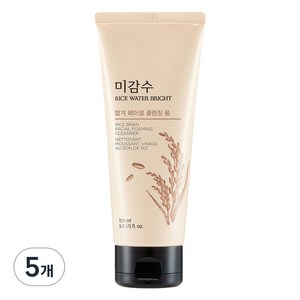 더페이스샵 미감수 브라이트 쌀겨 페이셜 클렌징 폼, 150ml, 5개