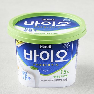 매일바이오 플레인 저지방 요거트 450g, 1개